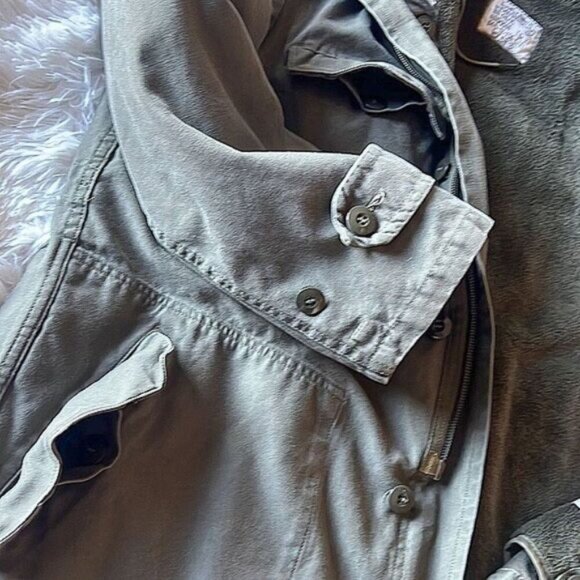 Vintage 1983 German Heavy Canvas Fur Lined Field Parka Army Military Coat - Picture 9 of 16